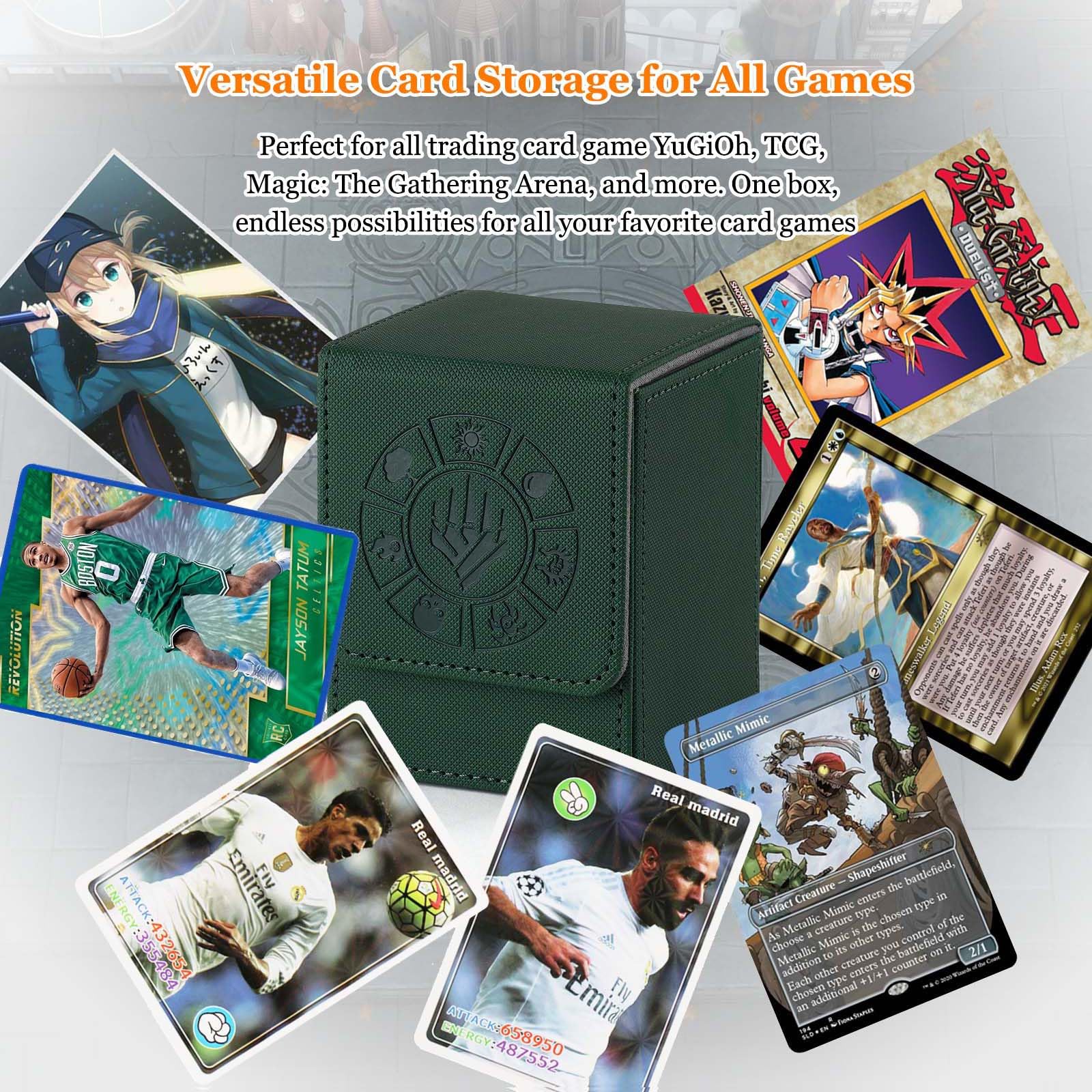 Amazon.co.jp: Arkeiliy MTG デッキボックス 110+ ストレージスリーブ